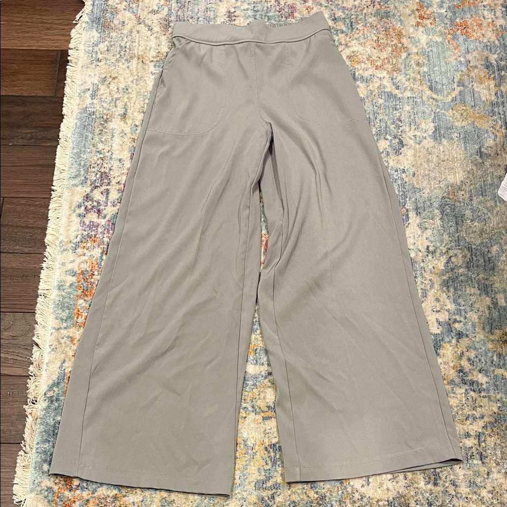 Max Studio Charcoal Elastic Waist Pants